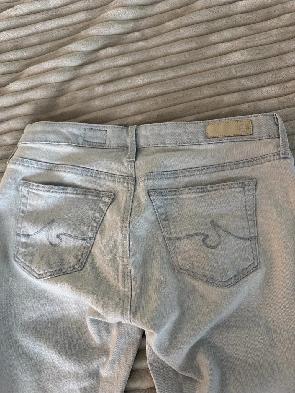AG Adriano Goldschmied Light Blue Skinny Jeans